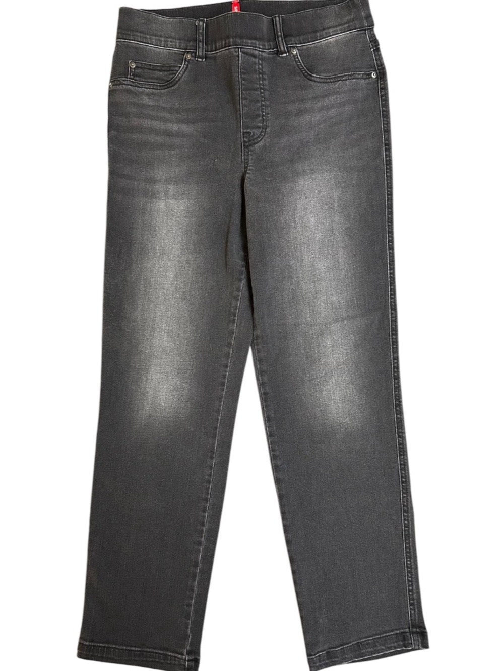 Spanx Ankle Straight Leg Denim Jeans 20355R - Vintage Black - Medium